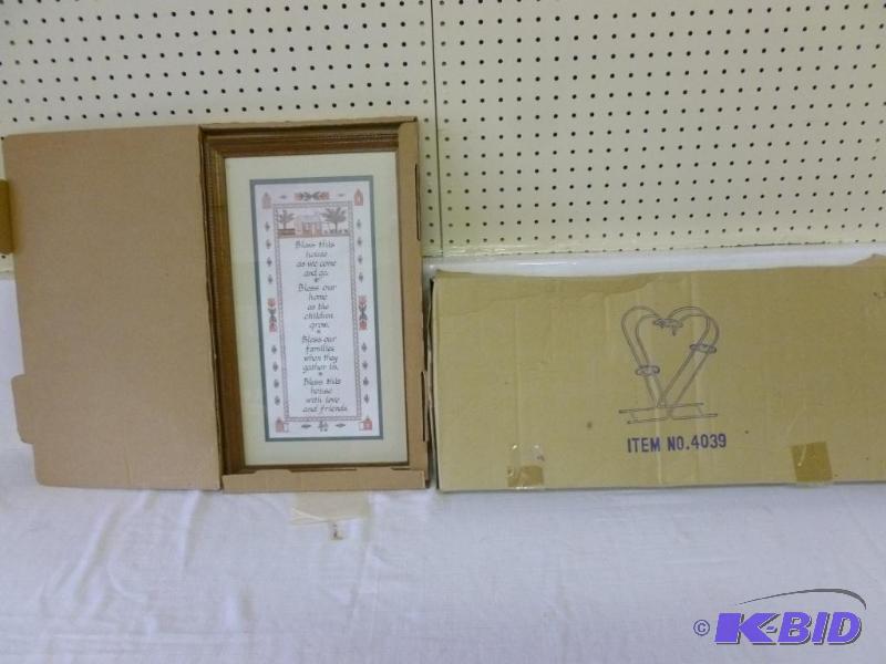 lot 36 image: This lot consists of a brass plated metal thr...