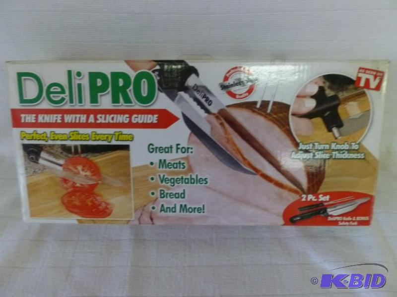 lot 66 image: As Seen On T.V Deli Pro knife set, brand new ...
