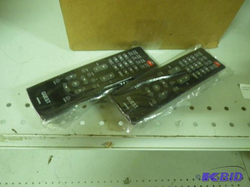box of new universal remotes...