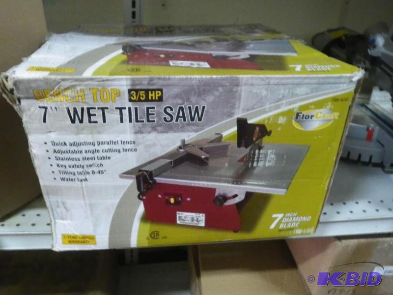 7 in tile saw...