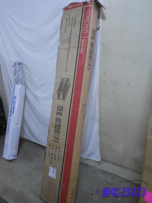 Box of bunkbed kit pieces, not complete...