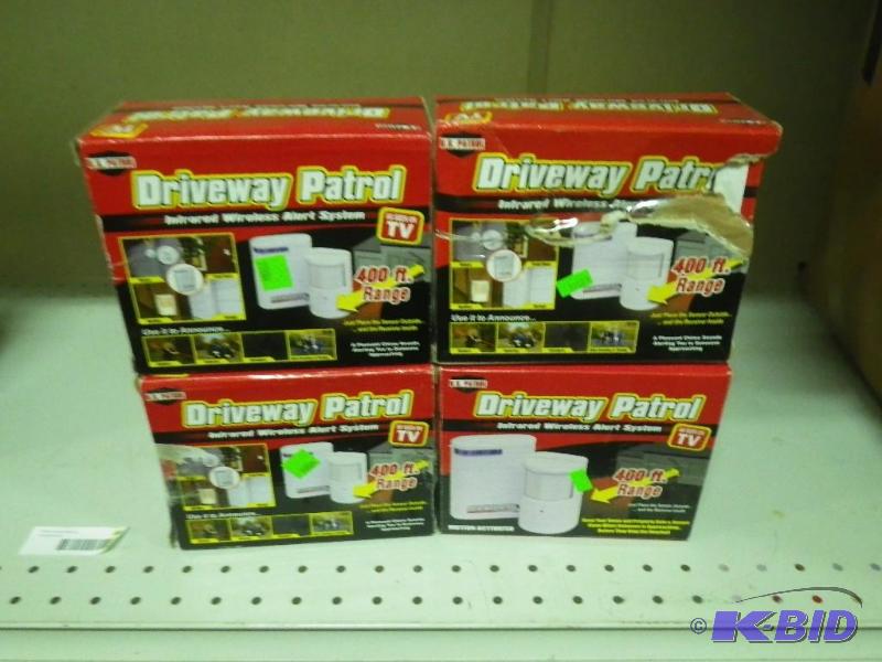 4 driveway patrol boxes...