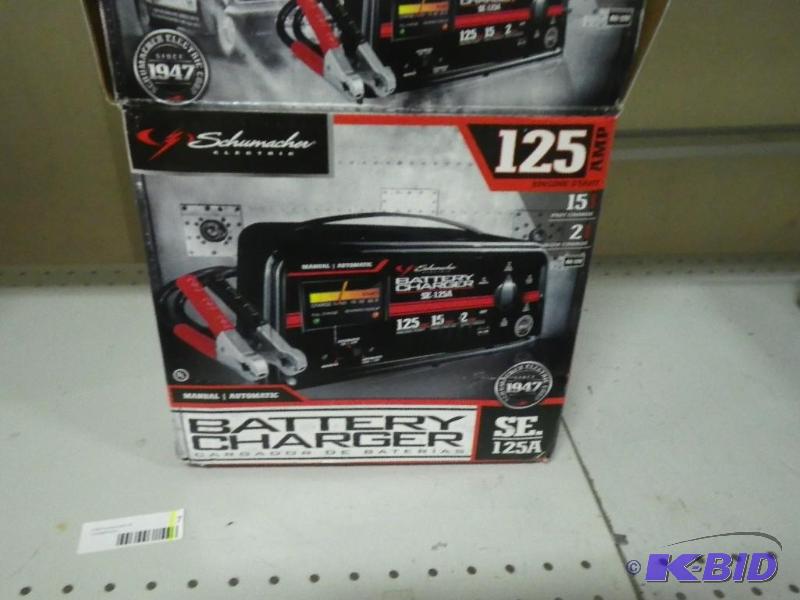 Schumacher battery charger, looks new but den...