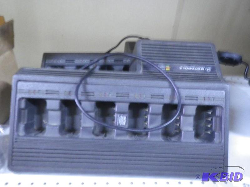 2 motorola radio chargers...