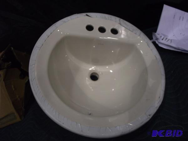 lot 15 image: (2) 19" Small Bathroom Sink   Appears to...