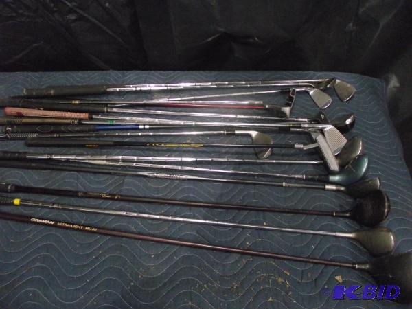 lot 18 image: Misc. Lot of Golf Clubs...