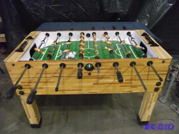 lot 52 image: Foosball Table   Includes some balls  Some co...