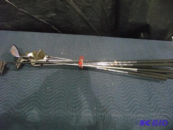 lot 56 image: Assortment Of Golf Clubs...