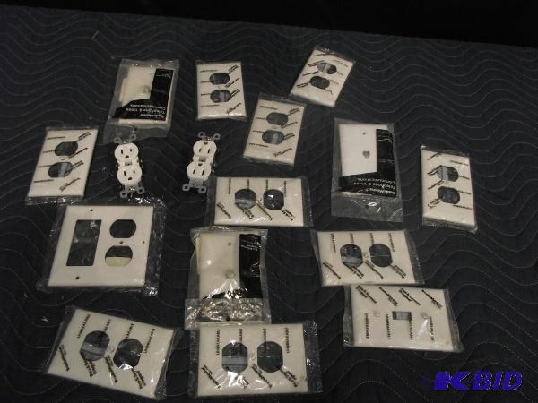 lot 68 image: Assortment of Electrical Covers and Outlets...