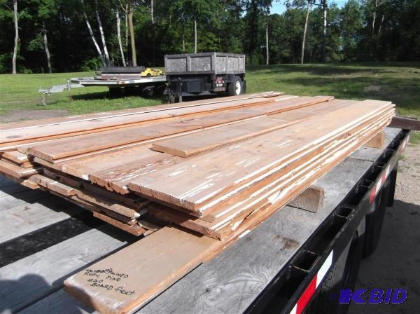 lot 84 image: About 220 Board Foot Of Salvaged Pine Boards ...