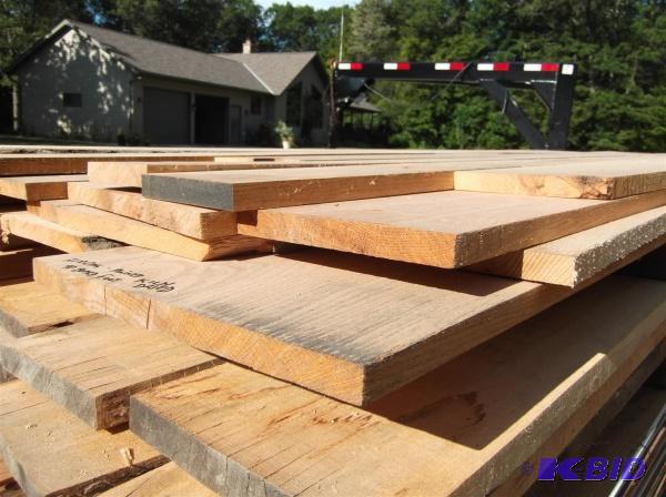 lot 85 image: 90-100 Board Foot Of Planed Kiln Dried Red Oa...