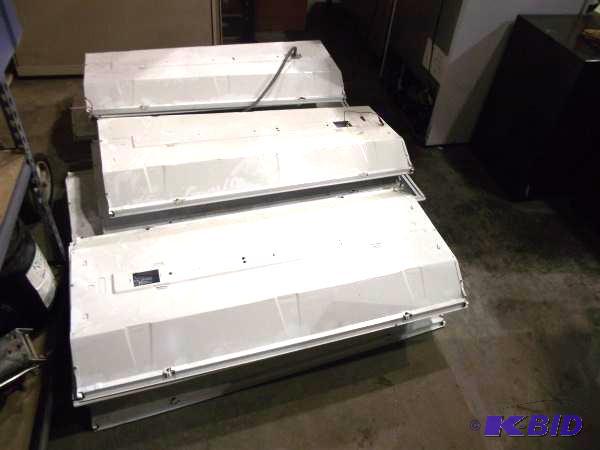 lot 87 image: (8) Recessed Florescent Lights   Light housin...