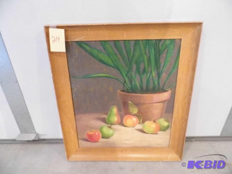 Chas. Ziegler Still Life Painting