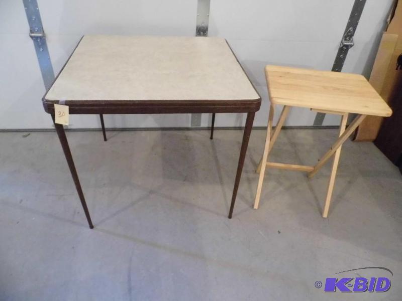 Wood Foldig Card Table