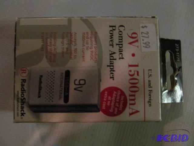 Brand New in Box 9V 1500ma Compact Adapter...