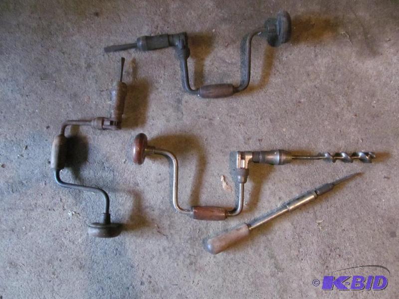 3 Hand Drills &amp 1 Screw Driver...