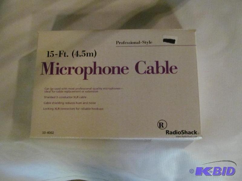 Brand New in Box RadioShack Microphone Cable...