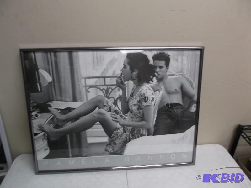 lot 120 image: Framed Pamela Hanson Poster, Some Marks...