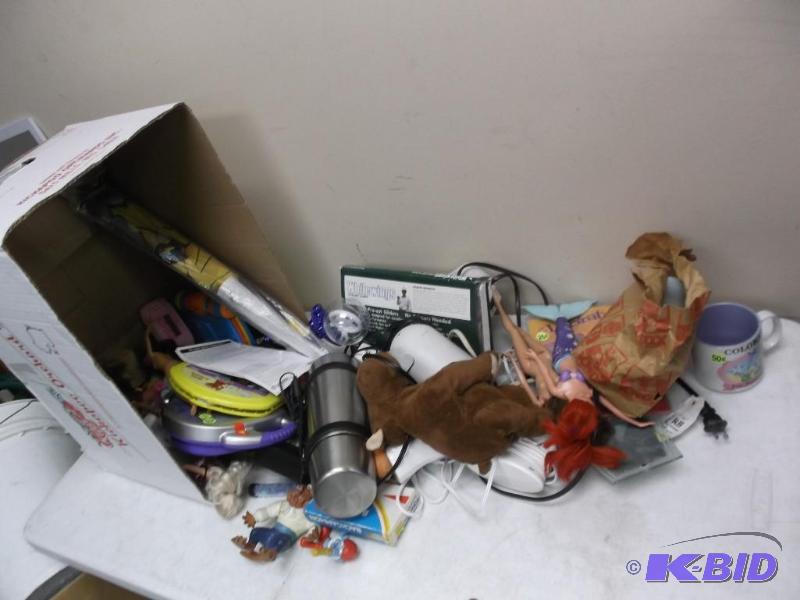 lot 128 image: Lot Of Random&nbspItems, Toys, Dolls, Thermo...