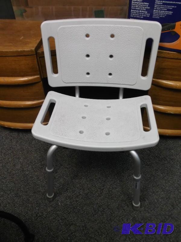 lot 139 image: Adjustable Shower Chair...