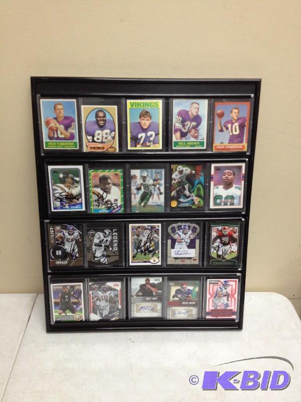 lot 2 image: Minnesota Vikings Hanging Wall Display - Lots...