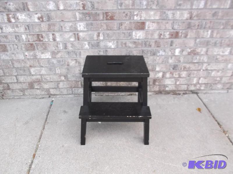 lot 29 image: Solid Wood Step Stool...