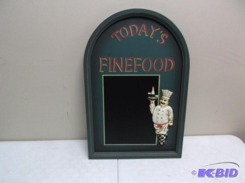 lot 75 image: Menu Chalk Board...