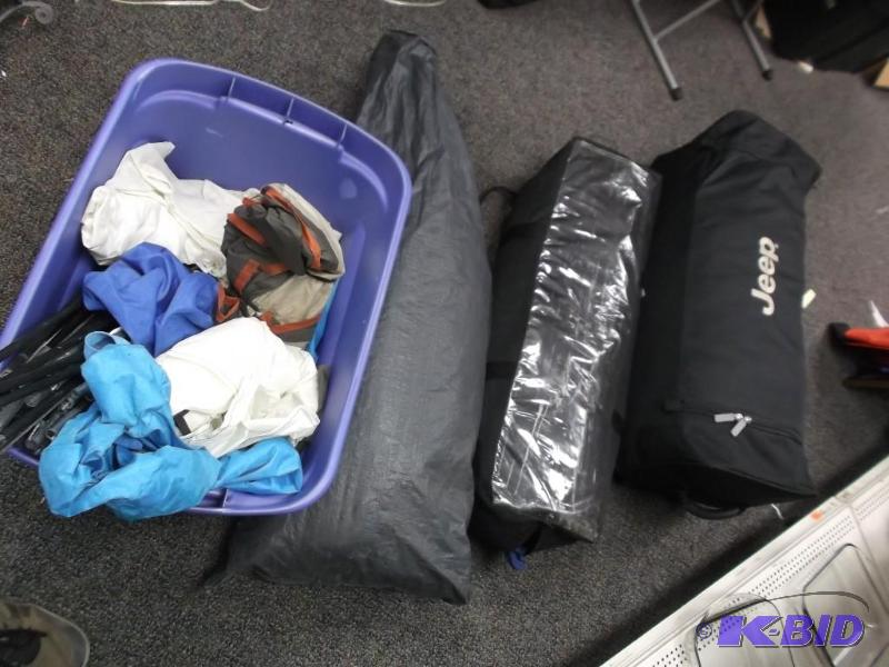 lot 78 image: Lot Of Tents And Parts Some Missing Poles - U...