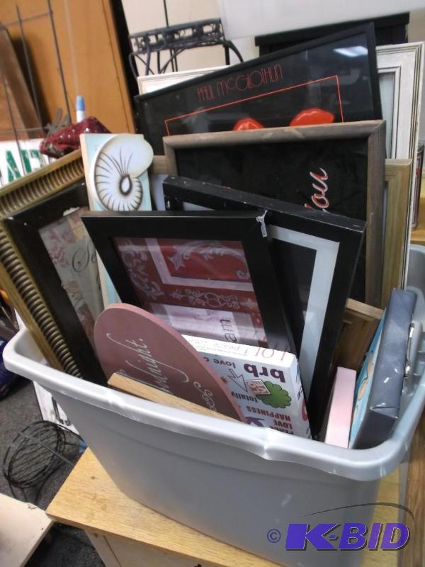 lot 85 image: Lot Of Frames And Pictures, Decor...
