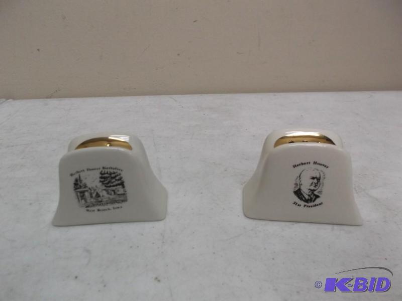 lot 92 image: Pair Of President Herbert Hoover Iowa Birthpl...