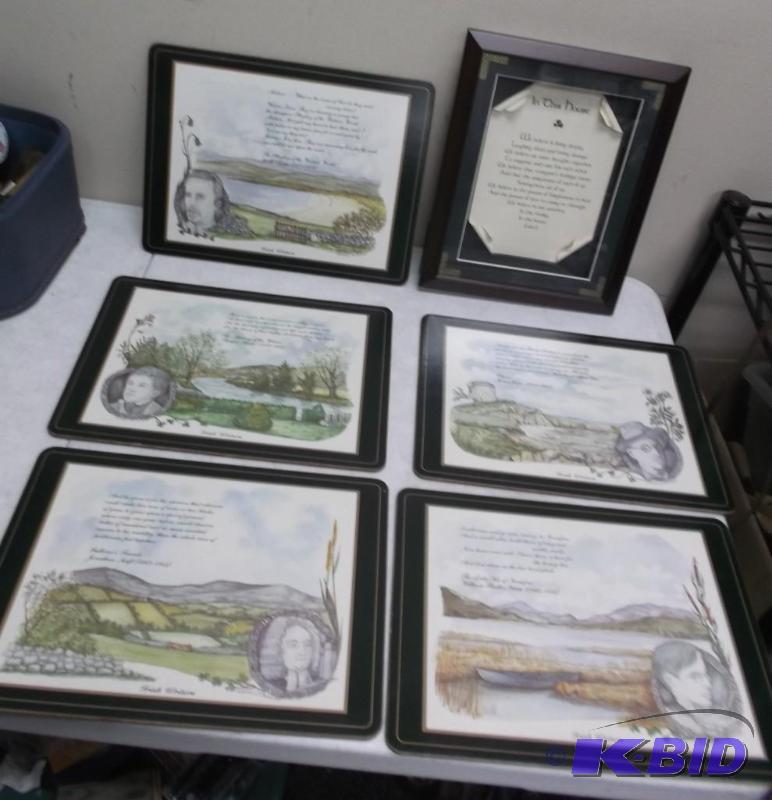 lot 94 image: Lot Of Irish Items, Poet Trays...