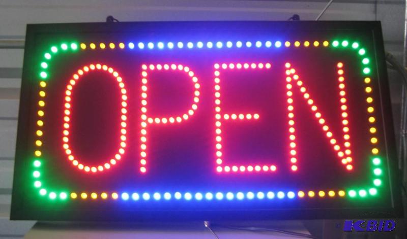 lot 028 image: Animated Open Sign