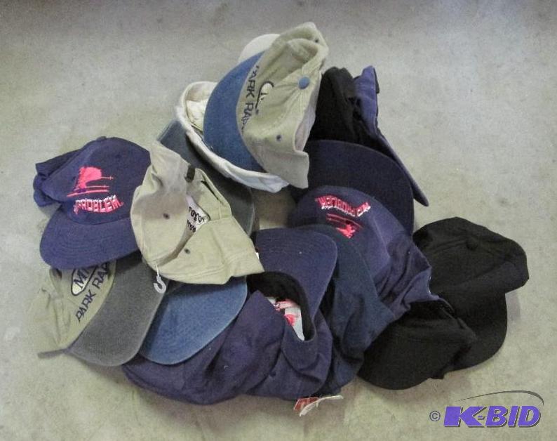 lot 110 image: lot of assorted hats full shopping bag...