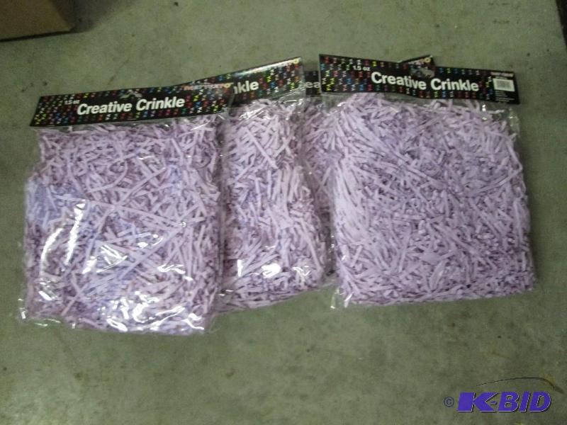 lot 128 image: creative crinkle paper purple...