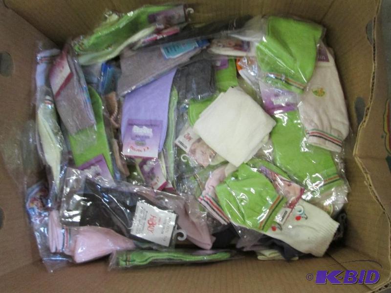 lot 138 image: box of assorted socks...