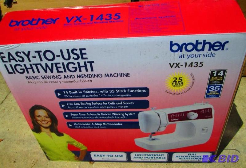 lot 37 image: Brother VX-35 sewing machine...