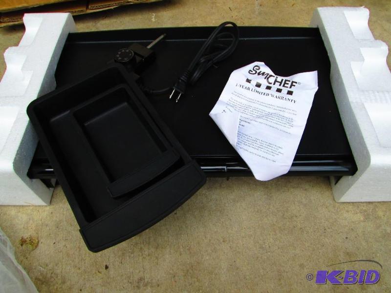 lot 43 image: Super Chef electric griddle...