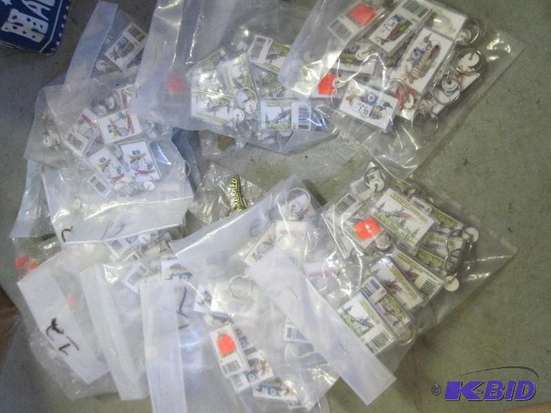 lot 63 image: mixed lot of souvenir Minnesota key chains...