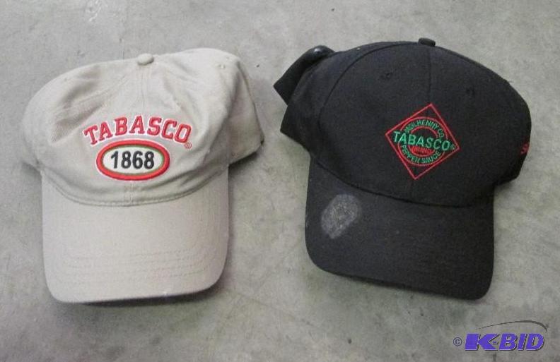 lot 74 image: Mclhenny co. Tabasco bramd Pepper sauce hats ...