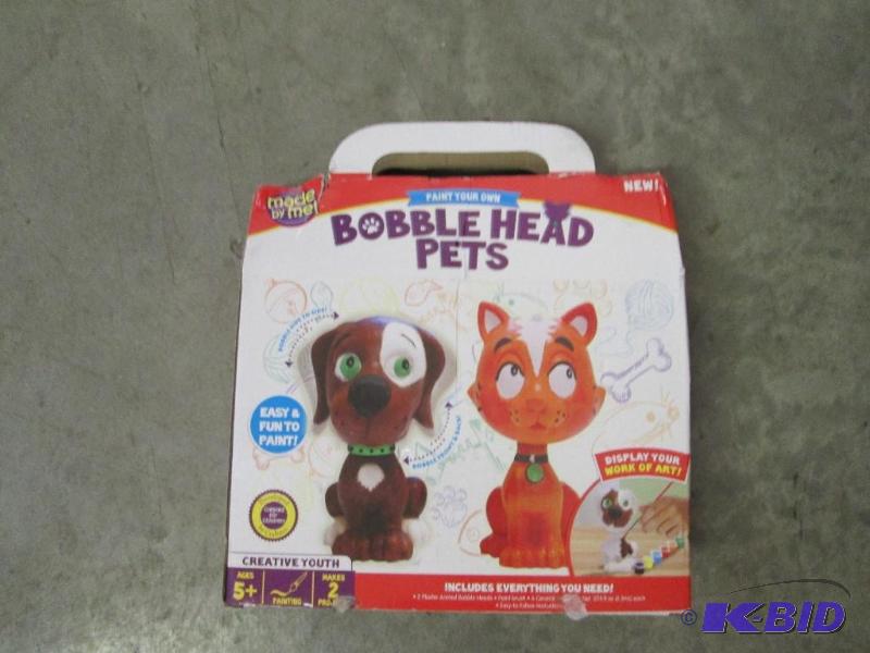 lot 75 image: made by me Paint your own Bobble head pets...