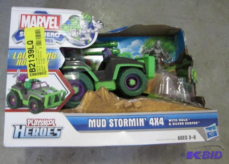 lot 84 image: Marvel mud stormin 4x4 with huls and silver s...