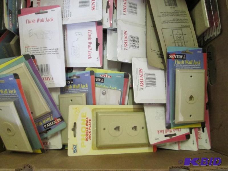 lot 96 image: Sentry flush wall jack large lot of them...