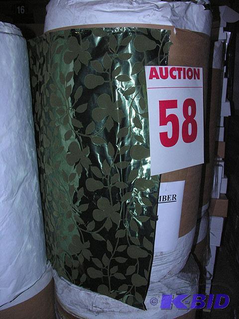 Green foil gift wrap