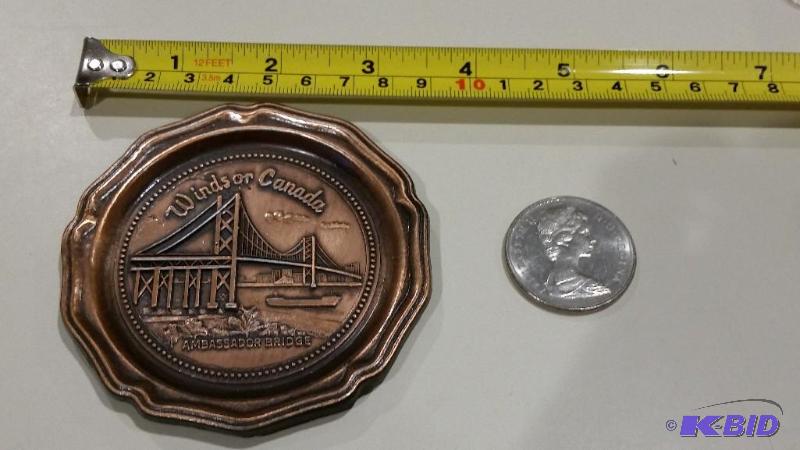 Canadian Coin and plaque