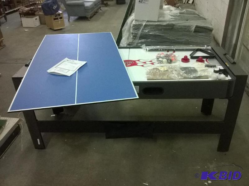 lot 23 image: 3 in 1 Game Table, NEW with minor damage...