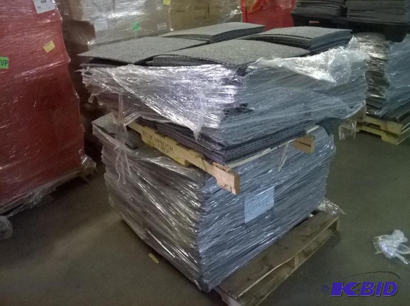lot 31 image: Pallet Lot of Industrial Carpet Tile, pallet ...
