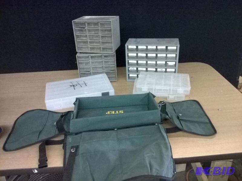 lot 41 image: Lot of Tool & Hardware Organizers...