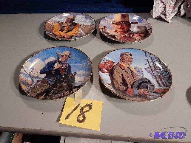 John Wayne Collector plates