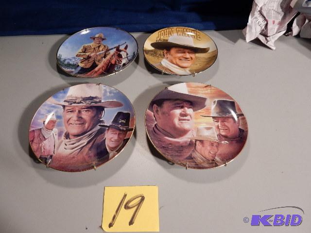 John Wayne Collector plates