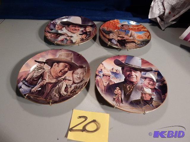 John Wayne Collector plates
